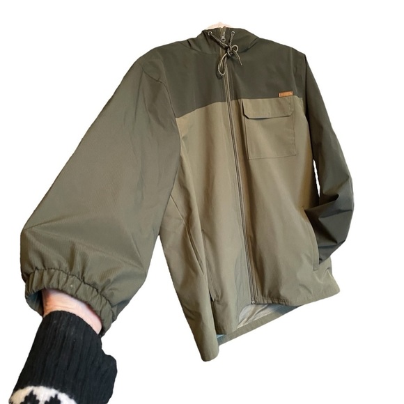 Voyager Windwear Jacket-Forest Night-Hoodie-Size XL-Two Toned-Zip Front - Picture 5 of 10